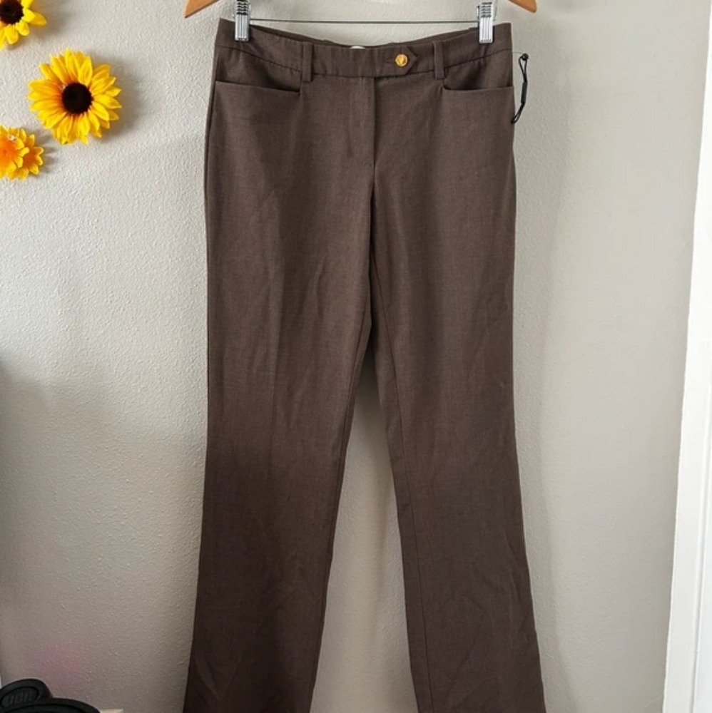 Calvin Klein Brown Straight Leg Pants